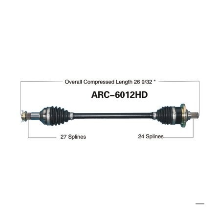 Wide Open Heavy Duty CV Axle for ARCTIC HD FRONT L/R PROWLER 06-14 ARC-6012HD